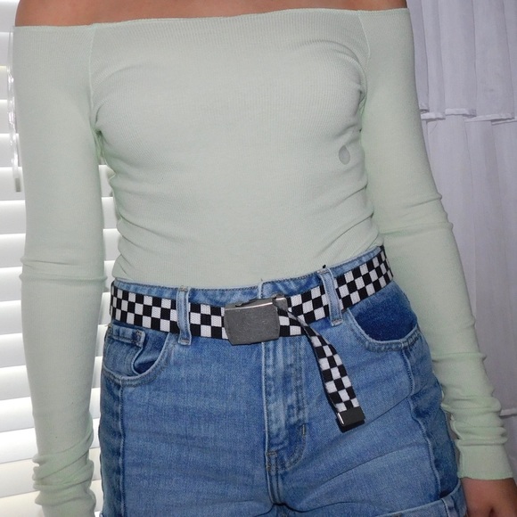 Brandy Melville Accessories - Checkered brandy Melville belt